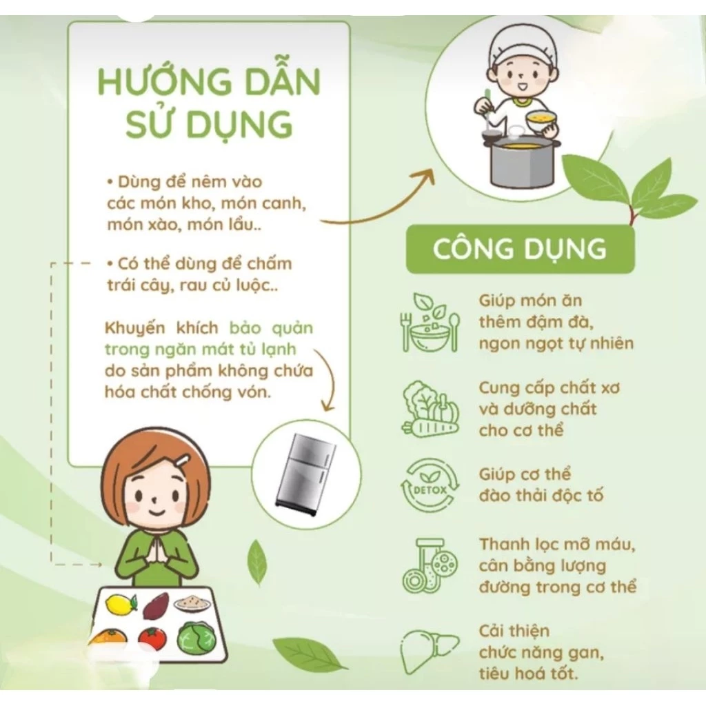 Bột nêm rau củ quả